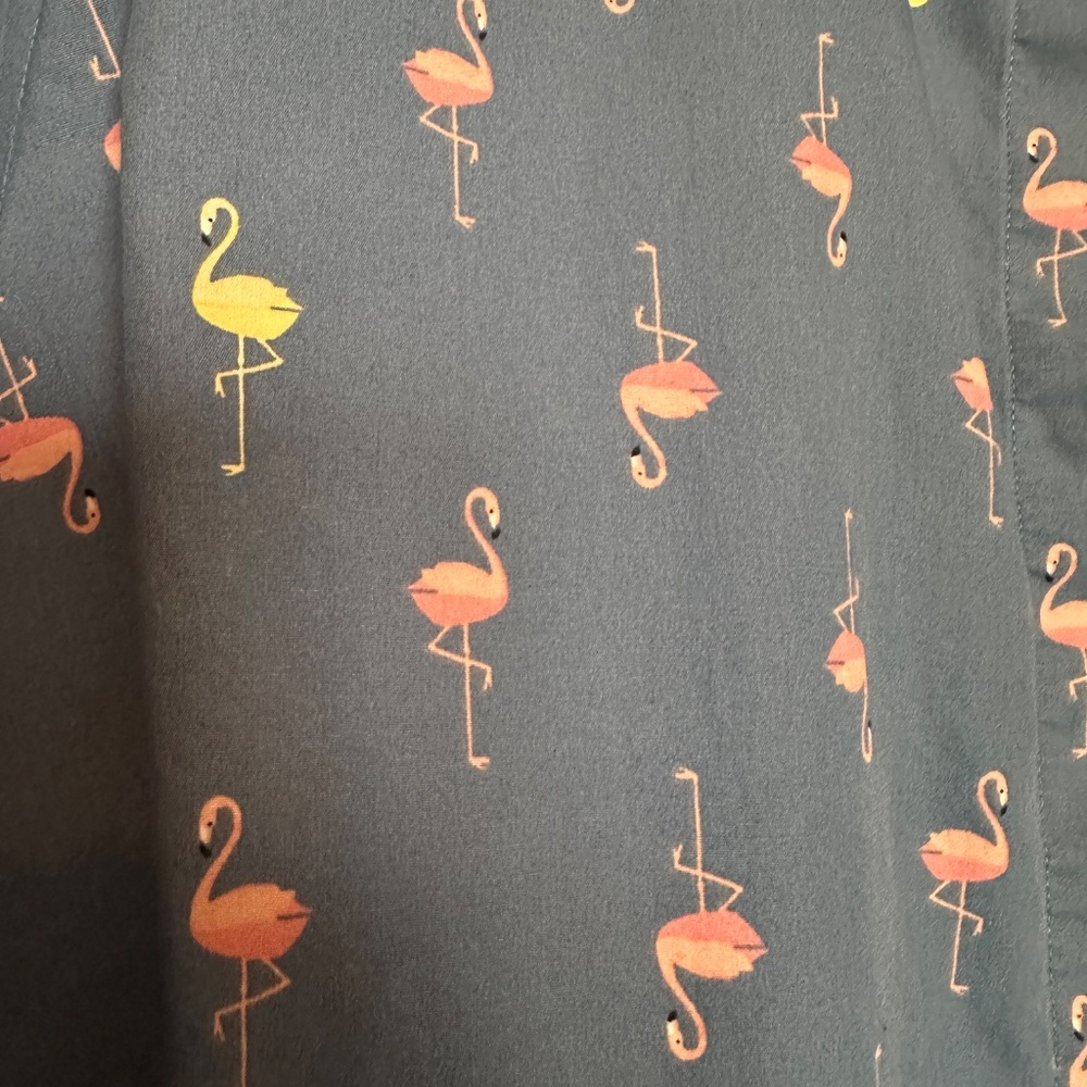 Lands' End 18W No Iron 100% Supima Cotton Short Sleeve Button Down Shirt - Picture 2 of 5